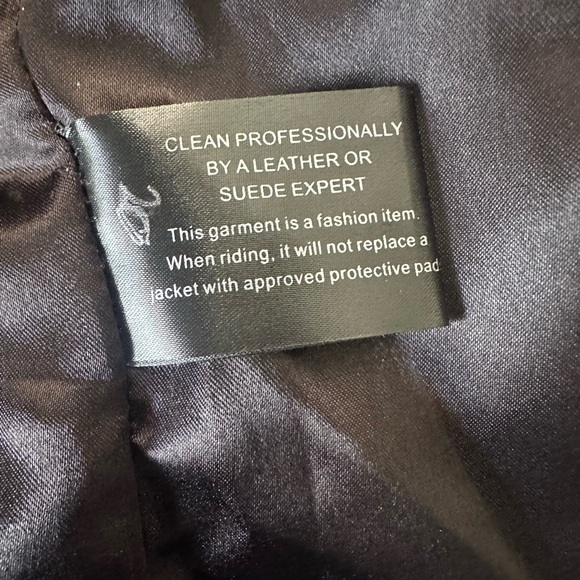 D73 Black Leather Biker Jacket Woven Leather Women’s Size M - Picture 9 of 15